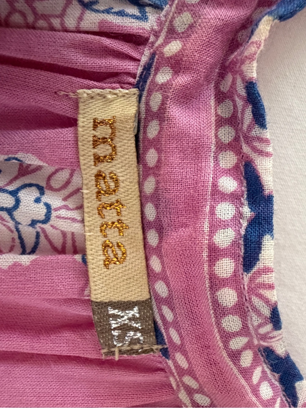 Matta Pink Printed Midi Dress - Picture 5 of 5
